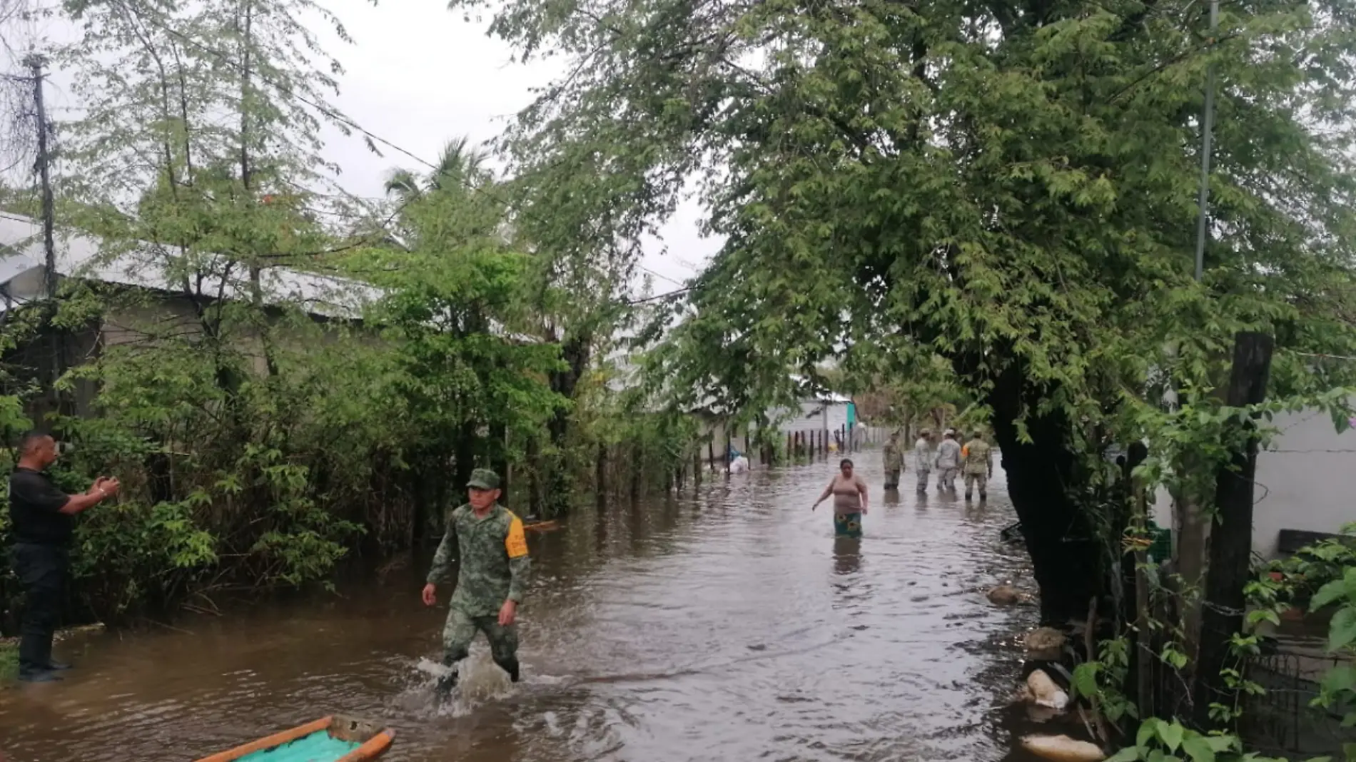 Inundación del río Chumpán